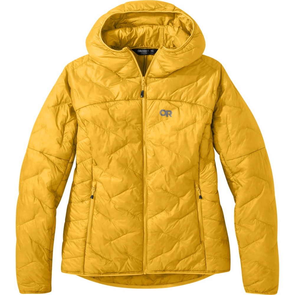 Outdoor Research SuperStrand LT Hoodie Puffer Jacket in Golden - Like New